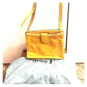 Mustard color crossbody Hobo purse